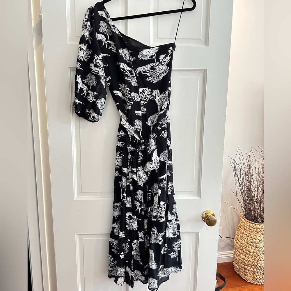 REFORMATION Freeport Dress Safari Print (Size 4)